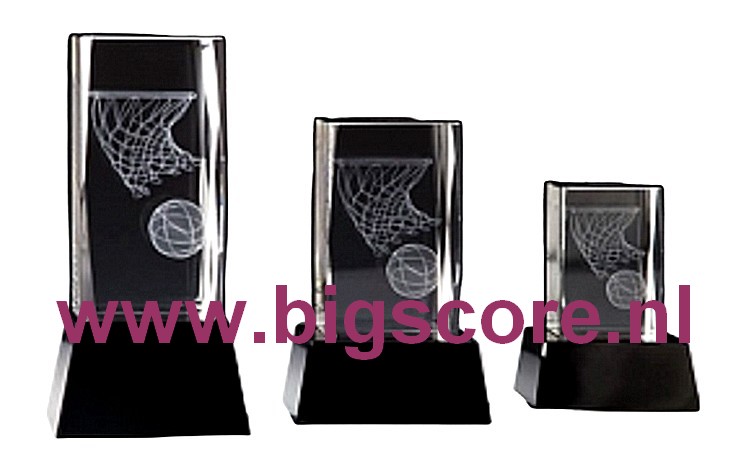 Basketball 3D Kristal BSST 67572 t/m 67574